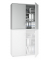 Aufsatzschrank MULTI M pro 278073, abschlie&szlig;bar, 2x3 OH, lichtgrau, 120x111x42cm (BxHxT)