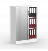 Rollladenschrank MULTI M 272050, abschlie&szlig;bar, 3 OH, wei&szlig;/alusilber, 80x114,5x42cm (BxHxT)