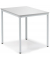 Besprechungstisch 283481, 72cm (H), 80x70cm (BxT), 4 Personen, rechteckig, lichtgrau / silber