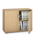 Aktenschrank MULTI M pro 278062, abschlie&szlig;bar, 2 OH, buche, 100x78x42cm (BxHxT)