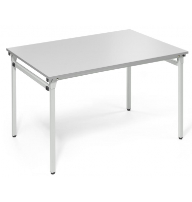 Klapptisch 284183, 72cm (H), 120x80cm (BxT), rechteckig, lichtgrau / lichtgrau