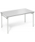 Klapptisch 284189, 72cm (H), 140x70cm (BxT), rechteckig, lichtgrau / silber