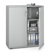 Aktenschrank MULTI M pro 270132, abschlie&szlig;bar, 3 OH, lichtgrau, 100x114x42cm BxHxT)