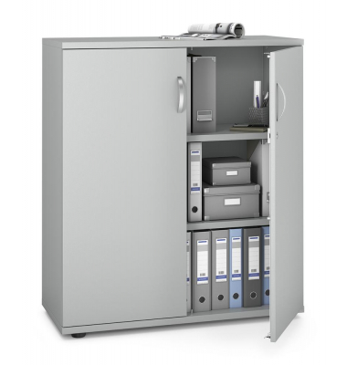 Aktenschrank MULTI M pro 270132, abschlie&szlig;bar, 3 OH, lichtgrau, 100x114x42cm BxHxT)