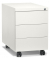 Rollcontainer 256088, reinwei&szlig;, 3 Schubladen, Stahl, abschlie&szlig;bar