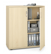 Aktenschrank MULTI M pro 270134, abschlie&szlig;bar, 3 OH, ahorn, 100x114x42cm BxHxT)