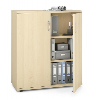 Aktenschrank MULTI M pro 270134, abschlie&szlig;bar, 3 OH, ahorn, 100x114x42cm BxHxT)