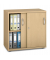 Schiebet&uuml;renschrank MULTI M pro 280170, abschlie&szlig;bar, 2 OH, buche, 80x78x42cm (BxHxT)