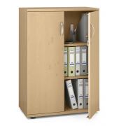 Aktenschrank MULTI M pro 270130, abschlie&szlig;bar, 3 OH, buche, 80x114x42cm (BxHxT)