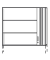 Aufsatzschrank MULTI M pro 270206, abschlie&szlig;bar, 3 OH, ahorn/alusilber, 100x111x42cm (BxHxT)