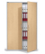 Aktenschrank CONCEPT LINE 270243, abschlie&szlig;bar, 5 OH, alusilber/buche, 80x190x42cm (BxHxT)