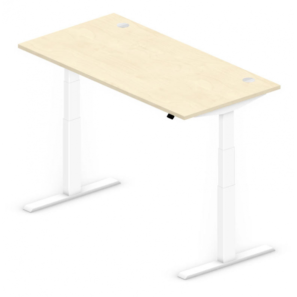 4251635661081 - Sitz-Steh-Schreibtisch Comfort Multi M Pro 281847 elektrisch höhenverstellbar 64-130cm (H) 1600mmx800mm (BxT) rechteckig aho