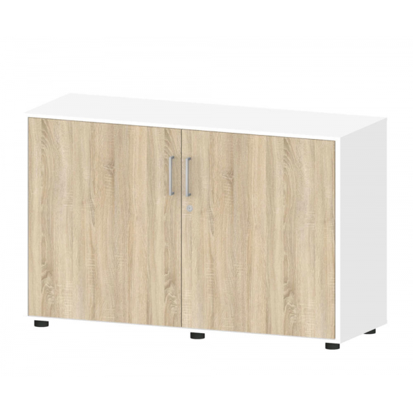 4251635662903 - Flügeltürenschrank EVO 275223 abschließbar 2x2 OH wildeiche weiß 120x785x42cm (BxHxT) 4251635662903 Deskin