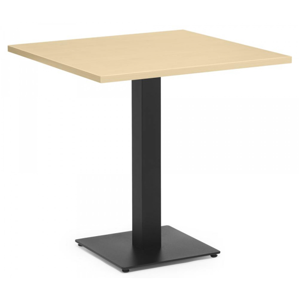 4251635663399 - Stehtisch PARMA 287709 755cm (H) 75x75cm (BxT) quadratisch ahorn   schwarz 4251635663399 Deskin