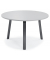 Konferenztisch DESKIN RIO, 73,5cm (H), 150x150cm (BxT), 7 Personen, rund, lichtgrau / anthrazit
