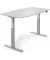 Sitz-Steh-Besprechungstisch 269944, elektrisch höhenverstellbar 71,5-120,5 cm (H), 200x100cm (BxT), 8 Personen, Tonnenform, lich