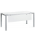 Schreibtisch Basic EVO, 73cm (H), 160x80cm (BxT), rechteckig, weiß / silber