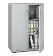 Aktenschrank MULTI M pro 270129, abschlie&szlig;bar, 3 OH, lichtgrau, 80x114x42cm (BxHxT)