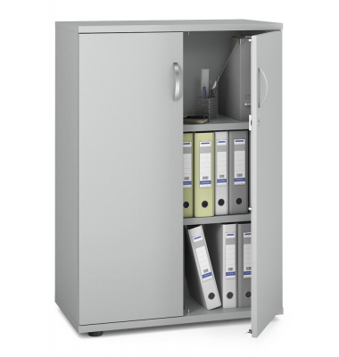 Aktenschrank MULTI M pro 270129, abschlie&szlig;bar, 3 OH, lichtgrau, 80x114x42cm (BxHxT)