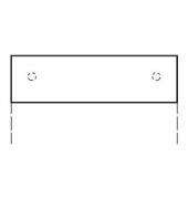 Anbauplatte 1600 MULTI M Schreibtisch-Anbauplatte