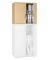 Aufsatzschrank MULTI M pro 270157, abschlie&szlig;bar, 2 OH, buche, 80x75x42cm (BxHxT)