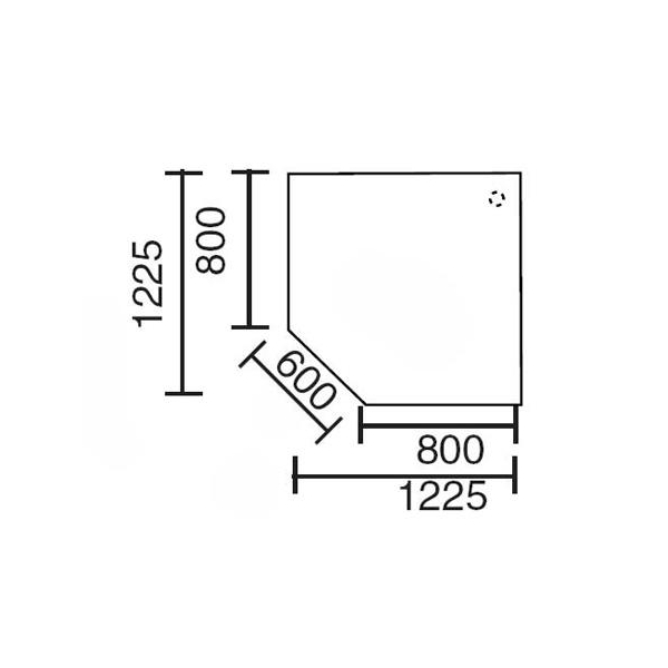 4251635669575 - Verkettungsplatte 120x120cm (BxT) quadratisch buche 25mm 4251635669575 Deskin