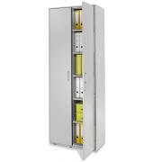 Aktenschrank EVO 275220, abschlie&szlig;bar, 2x6 OH, lichtgrau, 80x221,5x42cm (BxHxT)