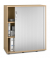Rollladenschrank MULTI M pro 270193, abschlie&szlig;bar, 3 OH, buche/alusilber, 100x114x42cm (BxHxT)