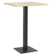 Stehtisch PARMA 287721 112,5cm (H), 75x75cm (BxT), quadratisch, ahorn / schwarz
