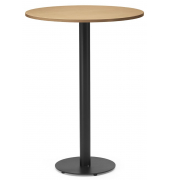 Stehtisch PARMA 287714 112,5cm (H), Ø 80cm (BxT), rund, buche / schwarz