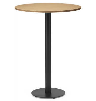Stehtisch PARMA 287714 112,5cm (H), Ø 80cm (BxT), rund, buche / schwarz