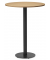 Stehtisch PARMA 287714 112,5cm (H), Ø 80cm (BxT), rund, buche / schwarz