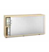Rollladenschrank MULTI M pro 278093, abschlie&szlig;bar, 2x2 OH, ahorn/alusilber, 160x78x42cm (BxHxT)