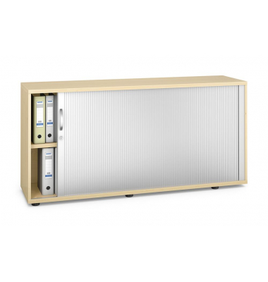 Rollladenschrank MULTI M pro 278093, abschlie&szlig;bar, 2x2 OH, ahorn/alusilber, 160x78x42cm (BxHxT)