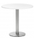 Stehtisch PARMA 287707 75,5cm (H), Ø 80cm (BxT), rund, weiß / silber