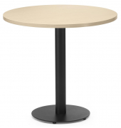 Stehtisch PARMA 287703 75,5cm (H), Ø 80cm (BxT), rund, ahorn / schwarz