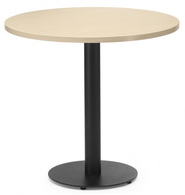 Stehtisch PARMA 287703 75,5cm (H), Ø 80cm (BxT), rund, ahorn / schwarz