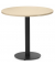 Stehtisch PARMA 287703 75,5cm (H), Ø 80cm (BxT), rund, ahorn / schwarz
