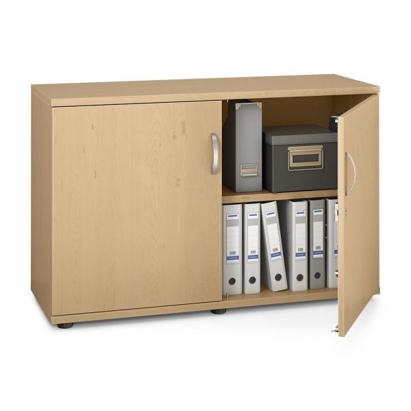 4251635679246 - Flügeltürenschrank MULTI M pro 278065 abschließbar 2x2 OH buche 120x78x42cm (BxHxT) 4251635679246 Deskin
