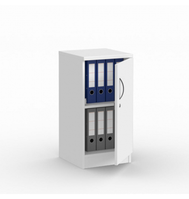 Aktenschrank MULTI M 275506, abschlie&szlig;bar, 2 OH, wei&szlig;, 40x80,5x42cm (BxHxT)