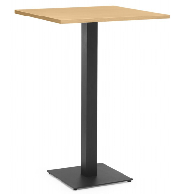 Stehtisch PARMA 287720 112,5cm (H), 75x75cm (BxT), quadratisch, buche / schwarz