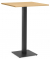 Stehtisch PARMA 287720 112,5cm (H), 75x75cm (BxT), quadratisch, buche / schwarz
