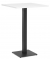 Stehtisch PARMA 287722 112,5cm (H), 75x75cm (BxT), quadratisch, weiß / schwarz