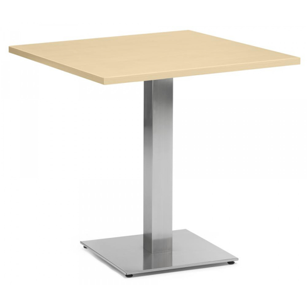4251635681898 - Stehtisch PARMA 287712 755cm (H) 75x75cm (BxT) quadratisch ahorn   silber 4251635681898 Deskin