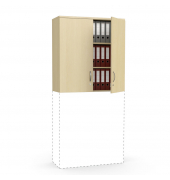 Aufsatzschrank MULTI M 275035, abschlie&szlig;bar, 2x3 OH, buche, 100x105,5x42cm (BxHxT)
