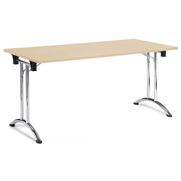 4251635682758 - Klapptisch 283296 73cm (H) 140x80cm (BxT) rechteckig ahorn chrom 4251635682758 Deskin 4251635682758 - Klapptisch 283296 73cm (H) 140x80cm (BxT) rechteckig ahorn chrom 4251635682758 Deskin