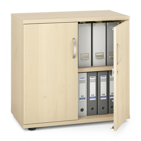 4251635682857 - Flügeltürenschrank MULTI M pro 278060 abschließbar 2 OH ahorn 80x78x42cm (BxHxT) 4251635682857 Deskin