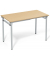 Klapptisch 284192, 72cm (H), 120x60cm (BxT), rechteckig, buche / silber