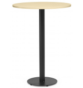 Stehtisch PARMA 287715 112,5cm (H), Ø 80cm (BxT), rund, ahorn / schwarz