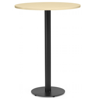 Stehtisch PARMA 287715 112,5cm (H), Ø 80cm (BxT), rund, ahorn / schwarz
